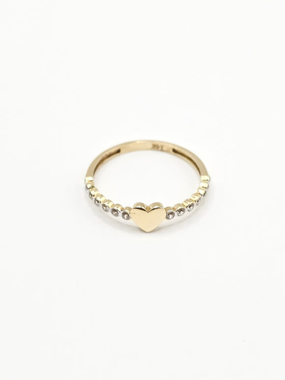 14K Gold Ring - Heart