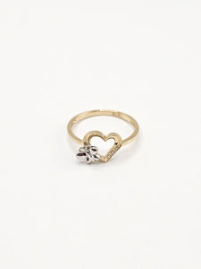 14K Gold Ring - Heart