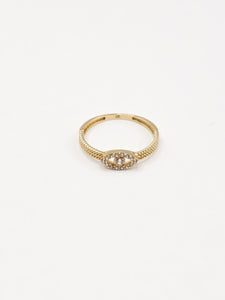 14K Gold Ring - Evil Eye