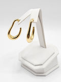 14K Gold Earrings - Huggie Hoops