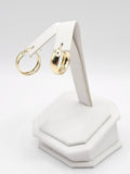 14K Gold Earrings - Huggie Hoops