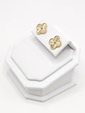 14K Gold Earrings - Gold Clover