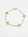 14k Gold Bracelet - Flower