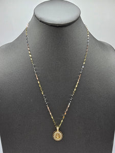 *Special Set* 14k Gold Chain w/pendant - Virgin Mary