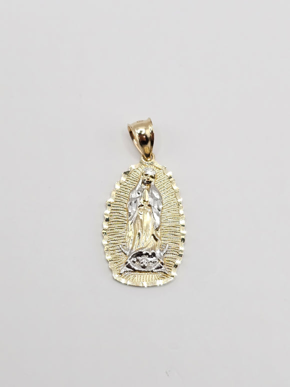 14k Gold pendant - Virgin Mary