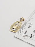 14k Gold pendant - Virgin Mary