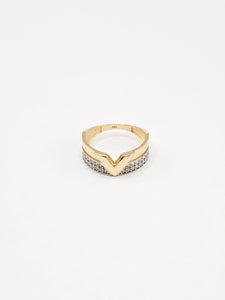 14K Gold Ring - V