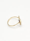 14K Gold Ring - Moon & Star