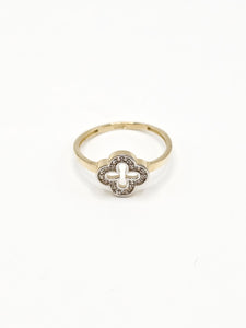 14K Gold Ring - Clover