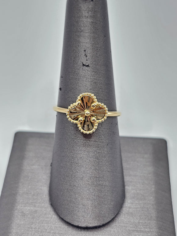 14K Gold Ring - Clover