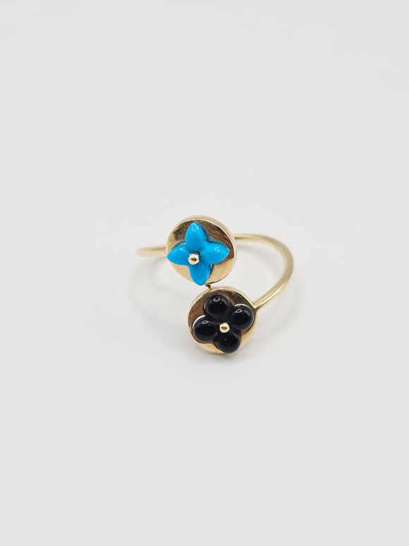 14K Gold Ring - Flowers