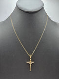 14k Gold Chain w/pendant - Jesus on Cross