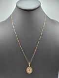 14k Gold Chain w/pendant - Virgin Mary