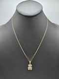 14k Gold Chain w/pendant - Bear