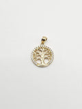 14k Gold pendant - Tree