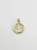 14k Gold pendant - Tree