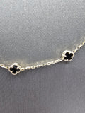 14k Gold Necklace w/Bracelet Set  - Black Clover