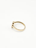 14K Gold Ring - White Clover