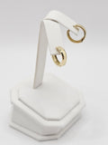 14K Gold Earrings - Huggie Hoops