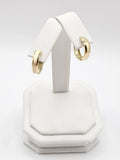 14K Gold Earrings - Huggie Hoops