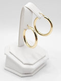 14K Gold Earrings - Huggie Hoops