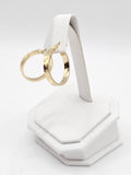 14K Gold Earrings - Huggie Hoops