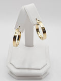 14K Gold Earrings - Huggie Hoops