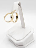 14K Gold Earrings - Huggie Hoops