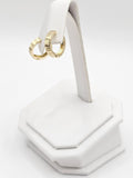 14K Gold Earrings - Huggie Hoops