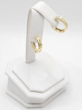 14K Gold Earrings - Huggie Hoops