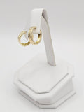 14K Gold Earrings - Huggie Hoops