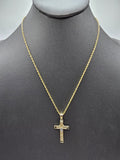 14k Gold Chain w/pendant - Cross