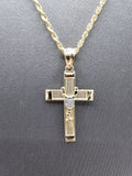 14k Gold Chain w/pendant - Cross