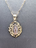 14k Gold Chain w/pendant - Virgin Mary