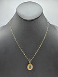 14k Gold Chain w/pendant - Virgin Mary