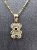 14k Gold Chain w/pendant - Bear