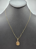 14k Gold Necklace  - Virgin Mary