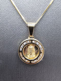 14k Gold Necklace  - Virgin Mary