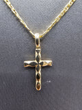 14k Gold Chain w/pendant - Cross