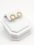 14K Gold Earrings - Circle