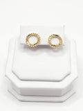 14K Gold Earrings - Circle