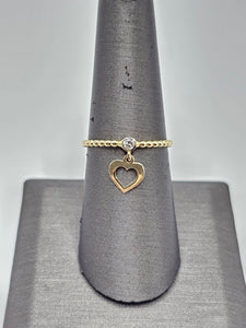 14K Gold Ring - Heart