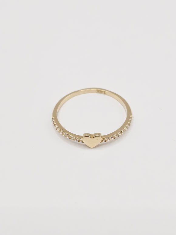 14K Gold Ring - Heart