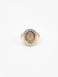 14K Gold Ring - Medusa