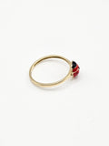 14K Gold Ring - Ladybug