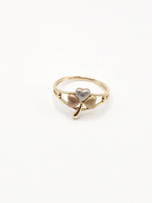 14K Gold Ring - Clover