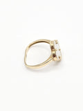 14K Gold Ring - White Clover