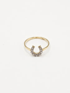 14K Gold Ring - Horseshoe