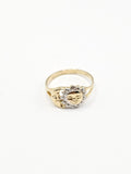 14K Gold Ring - Moon & Sun