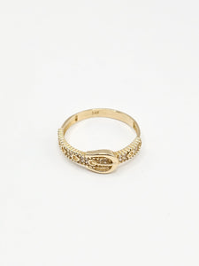 14K Gold Ring - Belt